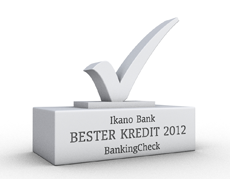 Bester Kredit 2012 - Ikano Bank