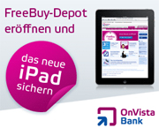 OnVista Bank FreeBuy-Depot iPad-Aktion