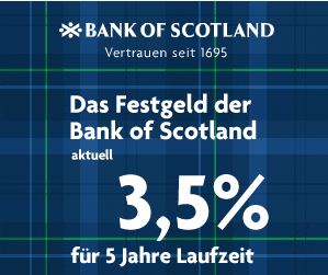 Bank of Scotland Festgeldkonto