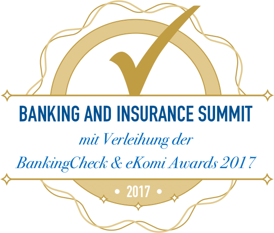 BankingCheck & eKomi Awards 2017