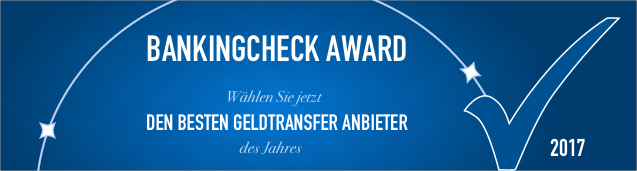 BankingCheck Award 2017 - Geldtransfer