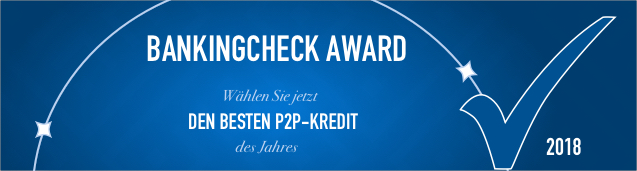 BankingCheck Award 2018 - P2P-Kredit