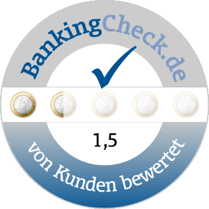 BankingCheck User-Siegel: 1,5