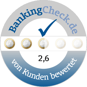 BankingCheck User-Siegel: 2,6