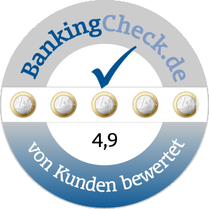 BankingCheck User-Siegel: 4,9