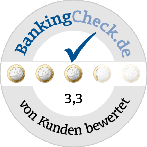 BankingCheck User-Siegel: 3,3