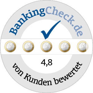 BankingCheck User-Siegel: 4,8