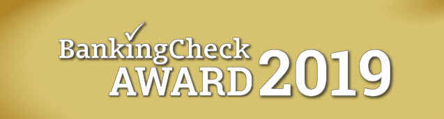 BankingCheck Award 2019 - Kategorie Bank