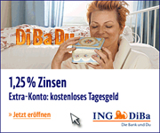 ING-DiBa Extra-Konto - für Neukunden mit bis zu 1,25% Zinsenp.a. + Zinsgarantie