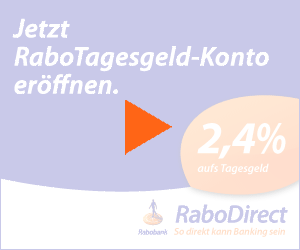 RaboDirect Tagesgeld wieder verfügbar