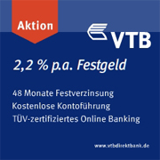 VTB Direktbank WM-Festgeld-Aktion