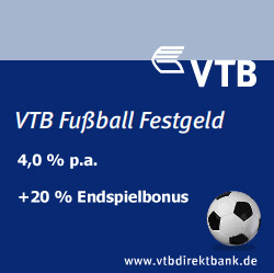 VTB Fußball Festgeld
