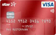 Hanseatic Bank star VISA Kreditkarte