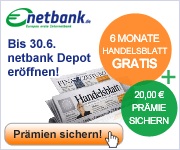 netbank Depot jetzt mit Sonderaktion