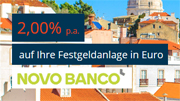 Novo Banco Festgeld mit 2,00% Zinsen bei einjähriger Laufzeit