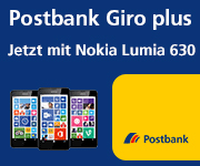 Postbank Giro plus mit Nokia Lumia 630 für Giro-Neukunden