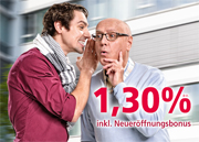 PSD Bank Hessen Thüringen TagesGeld mit bis zu 1,30% Zinsen jährlich
