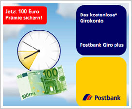 Postbank Giro plus Happy Hour Aktion