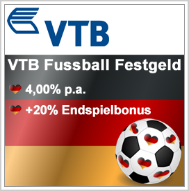 VTB Fussball Festgeld