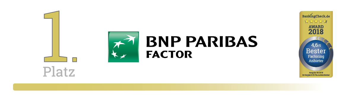 Bester Factoring Anbieter 2018