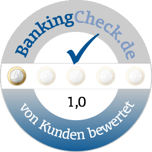 BankingCheck User-Siegel: 1,0