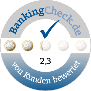 BankingCheck User-Siegel: 2,3