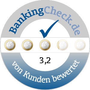 BankingCheck User-Siegel: 3,2