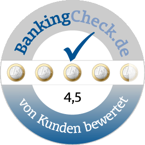 BankingCheck User-Siegel: 4,5