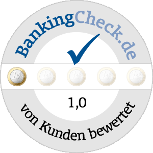BankingCheck User-Siegel: 1,0