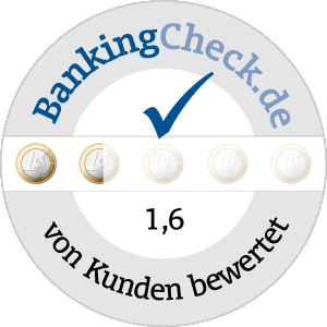 BankingCheck User-Siegel: 1,6