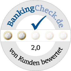 BankingCheck User-Siegel: 2,0