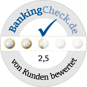 BankingCheck User-Siegel: 2,5