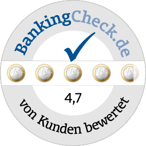 BankingCheck User-Siegel: 4,7