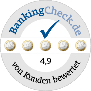 BankingCheck User-Siegel: 4,9