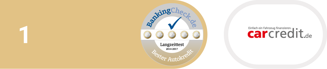 Langzeittest 2017 - Bester Autokredit | BankingCheck.de